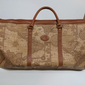 Barzillai Large World Map Livery Tote Bag 24x20"